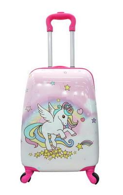 Customizable Childrens Rolling Suitcase Childrens Carry On Luggage With Iron Trolley