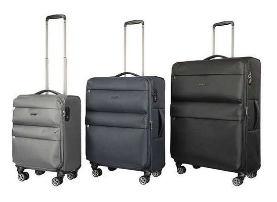 TSA Lock Large Soft Suitcase Soft Sided Luggage With Spinner Wheels 38-118Litres