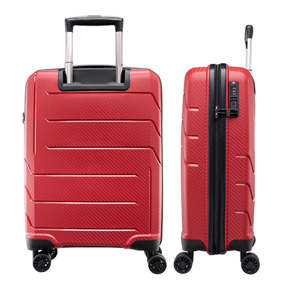 Lightweight Polypropylene Trolley Bag Stylish Hard Cover Suitcase Set 40-135litres