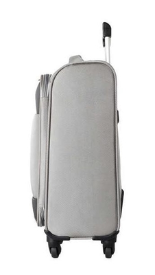 OEM 3pcs  Soft Shell Expandable Luggage Soft Sided Carry On Luggage With Spinner Wheels