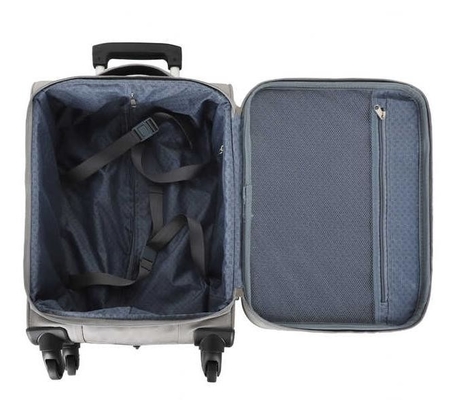 OEM 3pcs  Soft Shell Expandable Luggage Soft Sided Carry On Luggage With Spinner Wheels