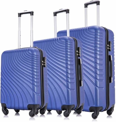 3 Piece Hard Shell Luggage Set , Suitcases With 360-Degree Spinner Wheels, Retractable Handle, 20 Inch Carry On