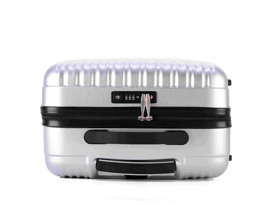 Hard Luggage Sets 3 Piece Lightweight With Single Tie Rod Trolley System,  360 Degree Light Durable Wheels, TSA Lock