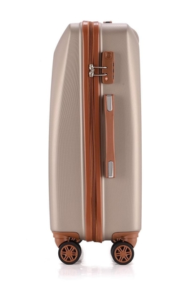 ABS Luggage Set 3 Piece Set With Camouflage PC Printing Recessed Plane Wheel Durable  TSA Lock  Aluminium Trolley