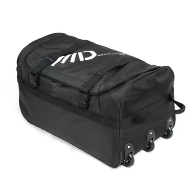 3 Wheels Wide Foldable Rolling Duffel Bag Big Volume Easy Carrying