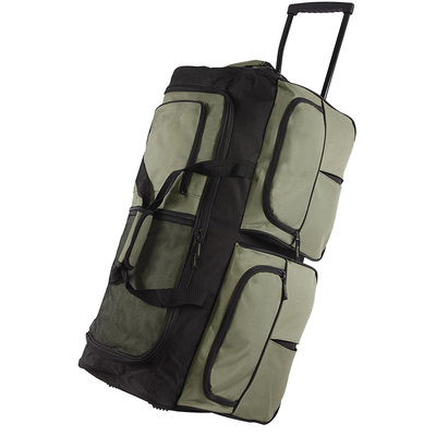 90-110Litres Capacity Heavy Duty Rolling Duffle Bag Soft Sided Suitcase