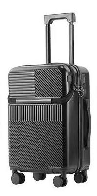 ABS Small Front Open Carry On Luggage Cabin Spinner Luggage Classical Design