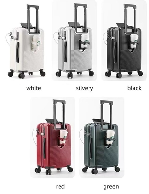 ABS Small Front Open Carry On Luggage Cabin Spinner Luggage Classical Design