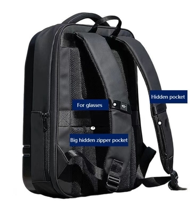 Durable Hardshell Laptop Backpack With Safety Combination Lock Weight Reducing