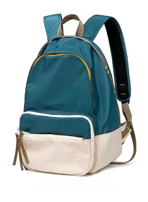 Color Blocking Design Lightweight School Backpack Rucksack 18.5inch