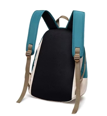 Color Blocking Design Lightweight School Backpack Rucksack 18.5inch