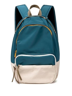 Color Blocking Design Lightweight School Backpack Rucksack 18.5inch