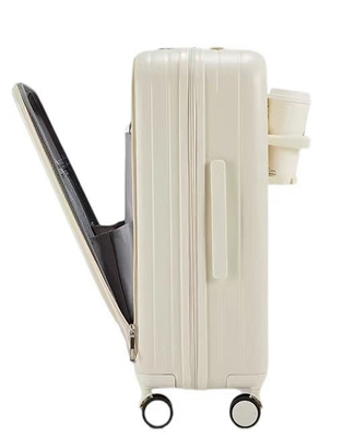 Spacious Interior Cabin Carry On Luggage Front Opening Hardside Luggage OEM