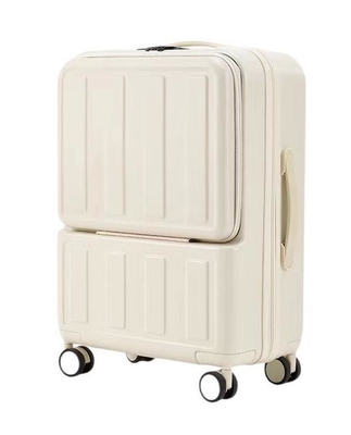 45-55L Light Macaron Color Cabin Carry On Suitcase With Half Front Compartment