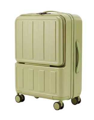 45-55L Light Macaron Color Cabin Carry On Suitcase With Half Front Compartment