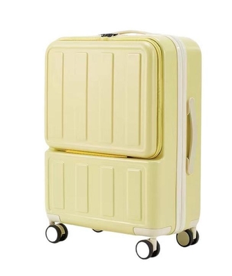 45-55L Light Macaron Color Cabin Carry On Suitcase With Half Front Compartment