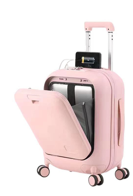 Strong PP Hard Shell Cabin Luggage Anti Impact Kids Carry On Suitcases
