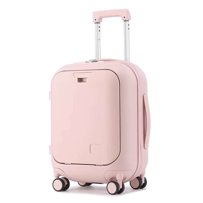 Strong PP Hard Shell Cabin Luggage Anti Impact Kids Carry On Suitcases