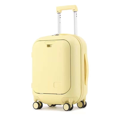 Strong PP Hard Shell Cabin Luggage Anti Impact Kids Carry On Suitcases