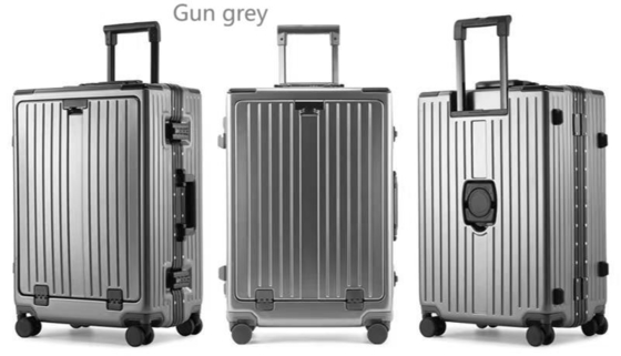TSA Approved Cabin Travel Luggage Aluminum Hard Shell Suitcase With Spinner Wheel