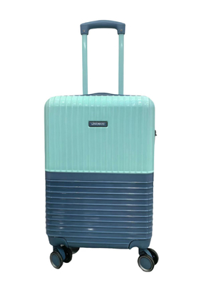Extremely Durable 3Pcs Hard Shell Carry On Suitcase Contrast Color Printings