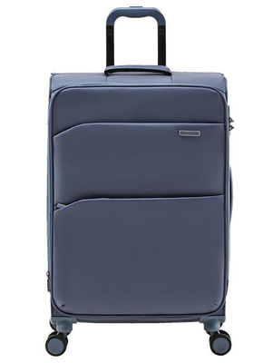 Multi Pockets 3 Piece Softside Luggage Set Matching Color Wear Resistance