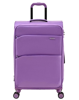 Multi Pockets 3 Piece Softside Luggage Set Matching Color Wear Resistance