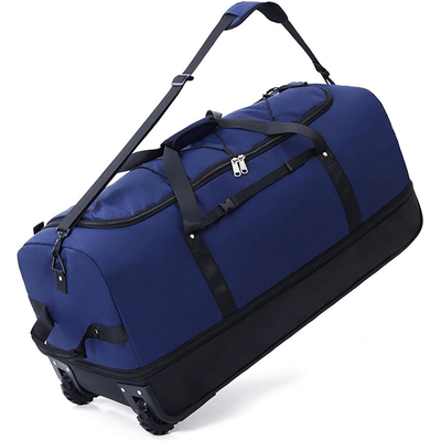 Large Capacity Expandable Foldable Travel Duffle Bag Rolling Gym Bag  115-140Litres