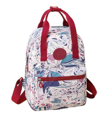 Comfortabe Ladies Carry On Backpack Trendy Print Large Weekend Travel Backpack
