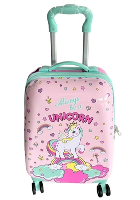 4 Wheeled Childrens Rolling Suitcase Multi Printed Customization Classic