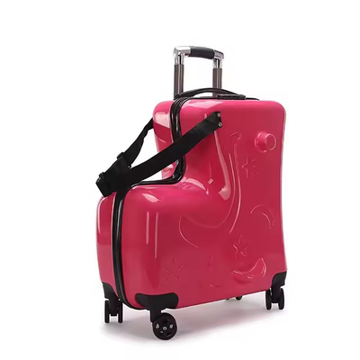 70-85Litres Portable Childrens Ride On Suitcase Childrens Trolley Case