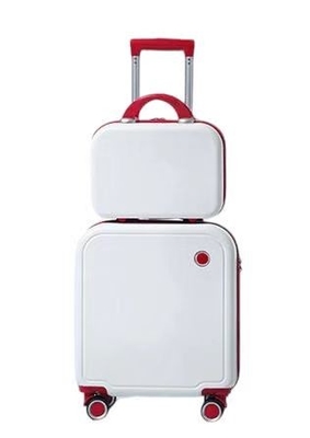 OEM Childrens Rolling Suitcase With 1 Beauty Case Macaron Color  Youth Rolling Luggage