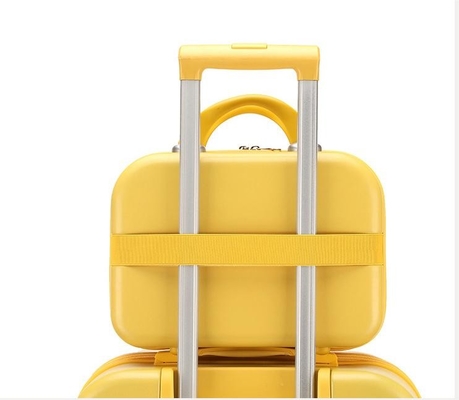 OEM Childrens Rolling Suitcase With 1 Beauty Case Macaron Color  Youth Rolling Luggage