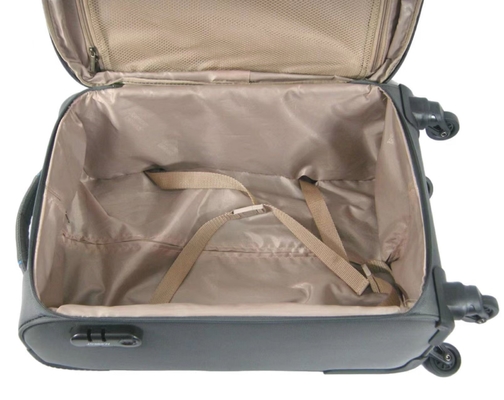 50-110Litres Soft Travel Luggage 3 Pieces With Aluminum Trolley System