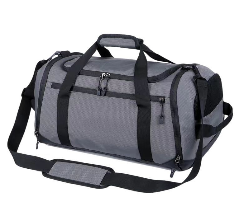 3 Carrying Ways Cycling  Sports Duffel Bag With Multi Storage Spaces