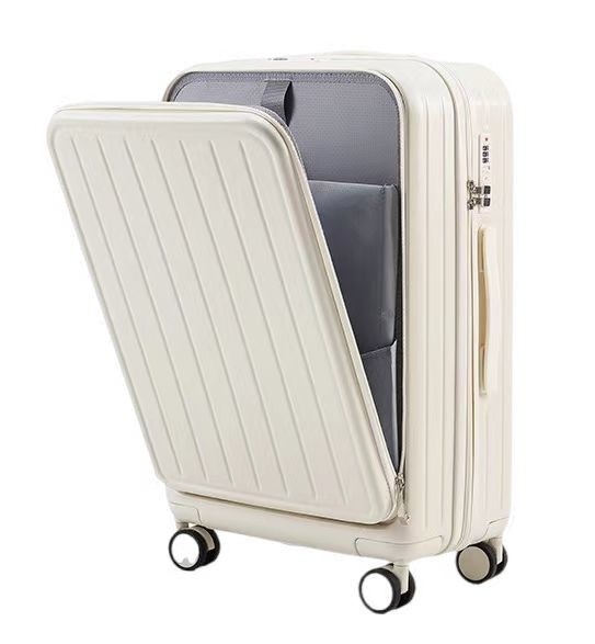 Spacious Interior Cabin Carry On Luggage Front Opening Hardside Luggage OEM