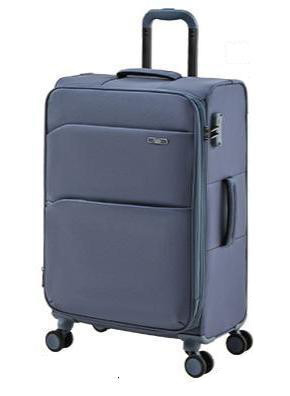 Multi Pockets 3 Piece Softside Luggage Set Matching Color Wear Resistance